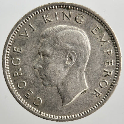 1946 New Zealand Sixpence Coin | Very High Grade