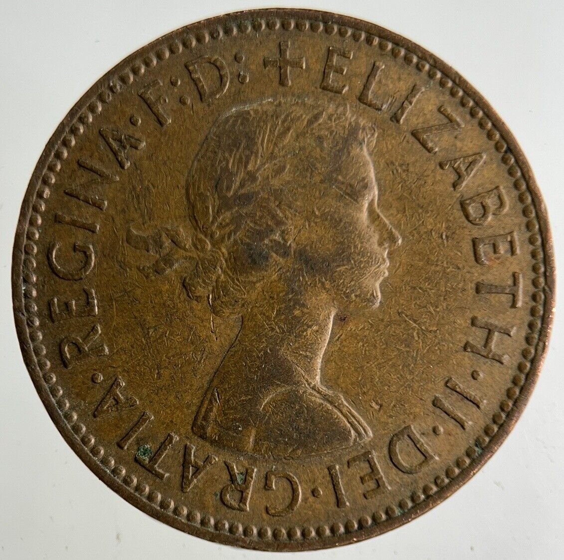 1962 Elizabeth II 2nd Half-Penny Coin | Fine Collectable Grade