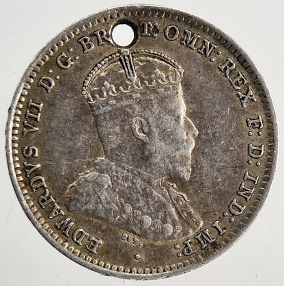 1910 Australia Threepence Silver Coin | Very Fine Grade | a9569