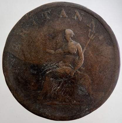 1806 George 3rd III Half-Penny British Coin | Collectable Grade | a7541