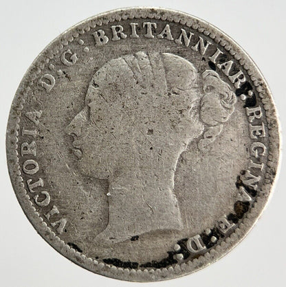 1886 Victoria Threepence | British Silver Coin | Collectable Grade | a1850
