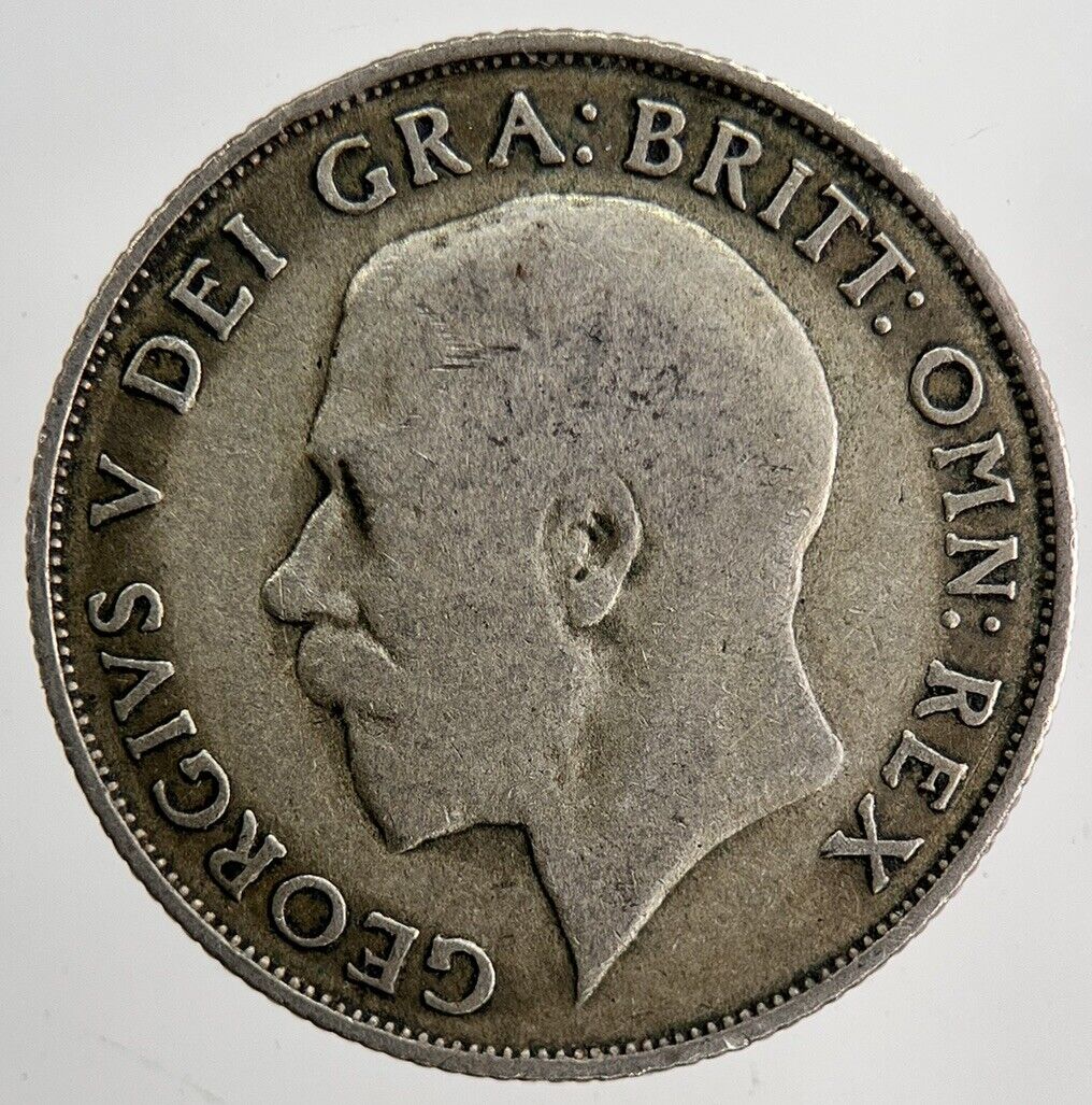 1921 George V Shilling British Silver Coin | Fine Collectable Grade | a6423