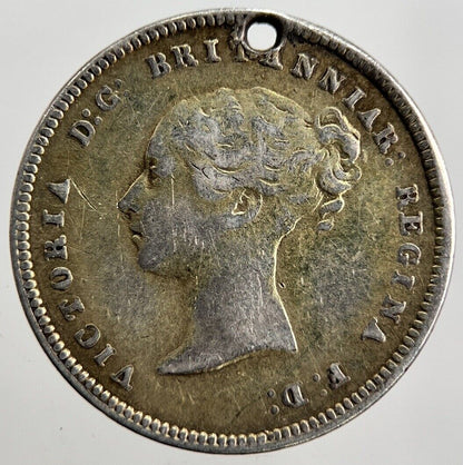 1865 Victoria Maundy Four-Pence Silver Coin | Fine Collectable Grade | a2381