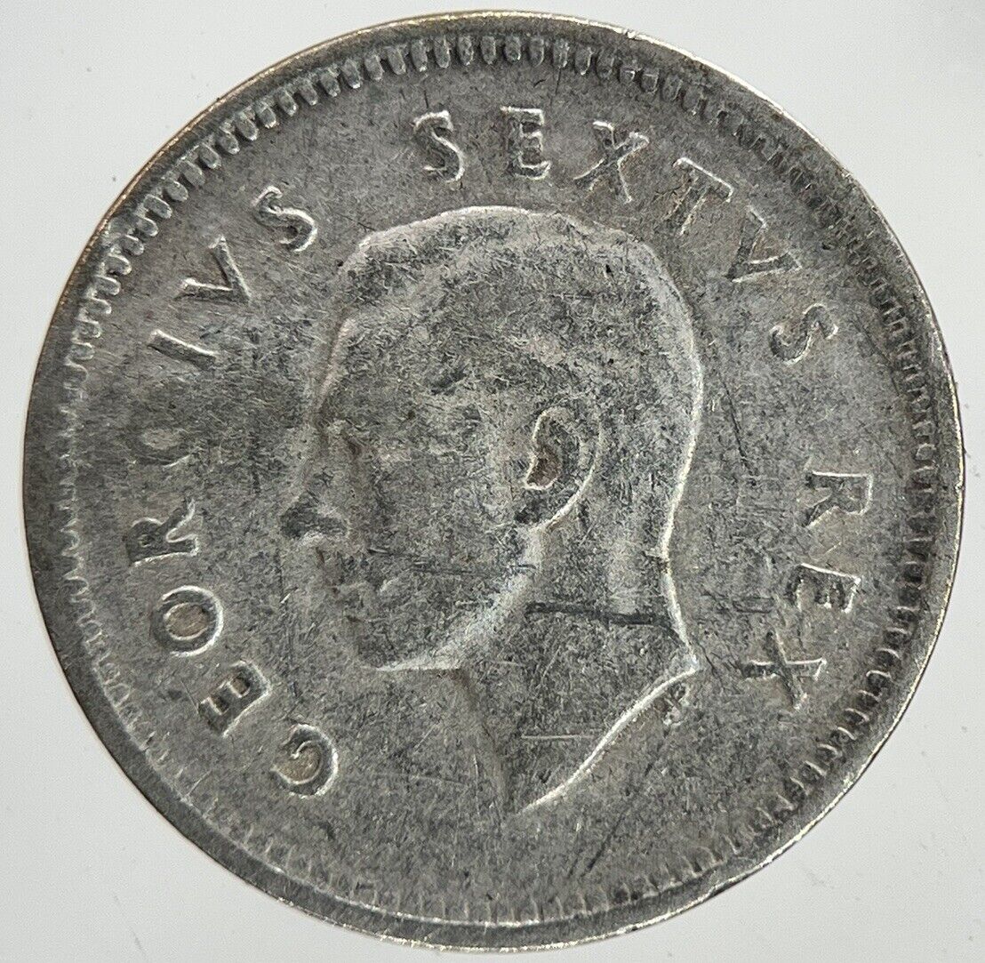 1950 South Africa Threepence Silver Coin | Collectable Grade | a6987