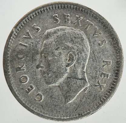 1950 South Africa Threepence Silver Coin | Collectable Grade | a6987