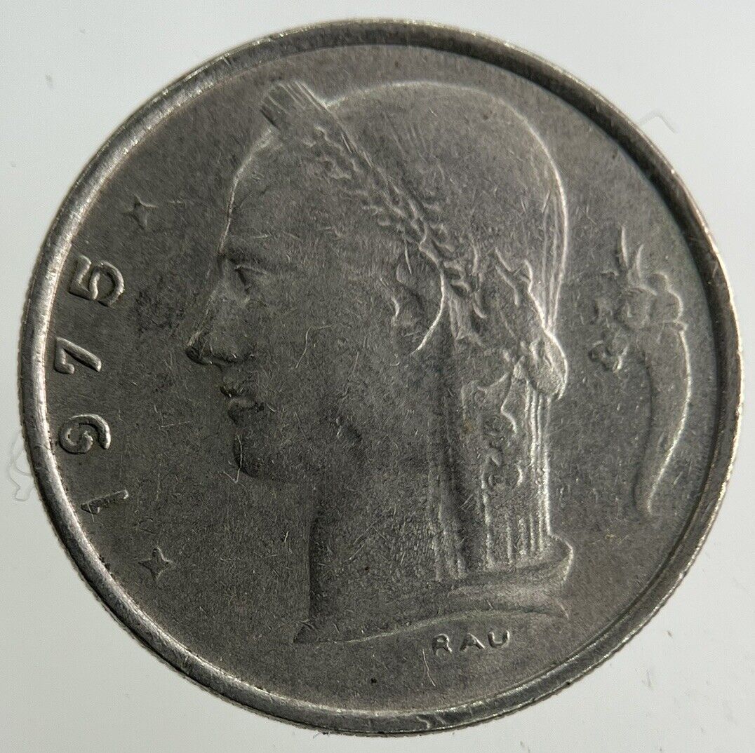 1975 Belgium 1 Franc Coin | Fine Collectable Grade