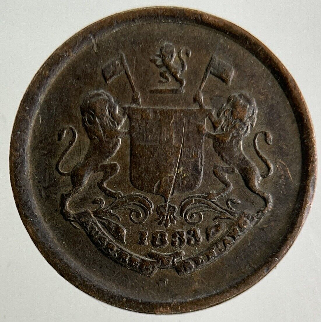 India Bombay Presidency 1/4 Quarter Anna Coin | Fine Collectable Grade