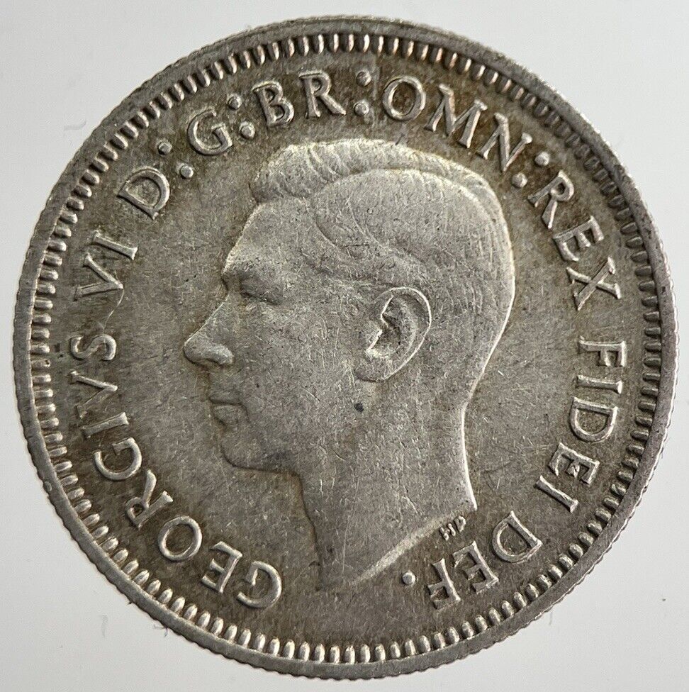 1951 Australia Sixpence Silver Coin | Very High Grade | a8524