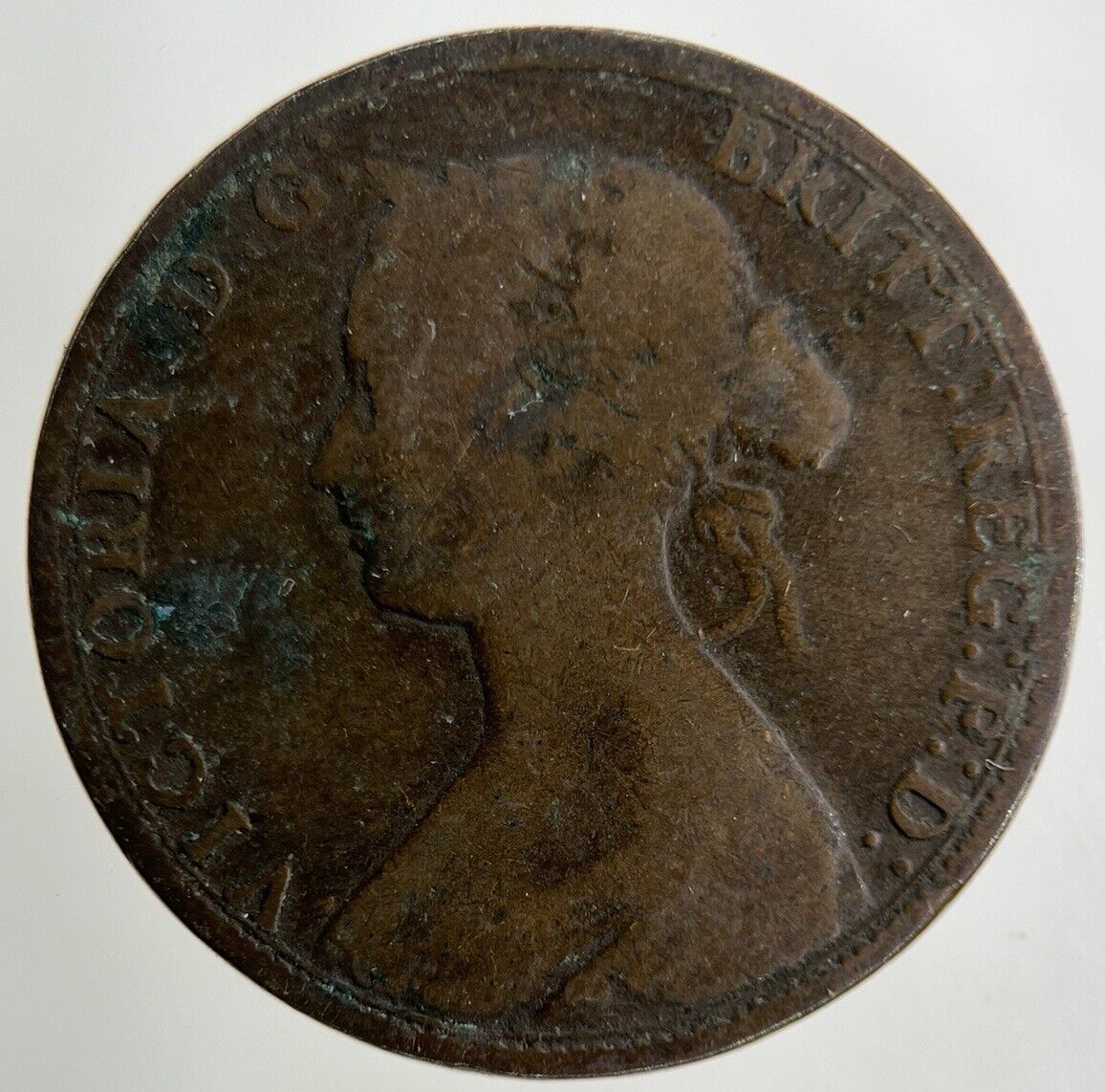1863 Victoria Half-Penny Coin | Collectable Grade