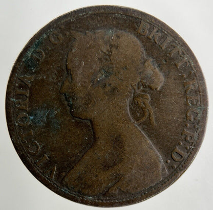 1863 Victoria Half-Penny Coin | Collectable Grade