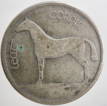 1933 Irish Half-Crown Horse Silver Coin | Collectable Grade | a6408