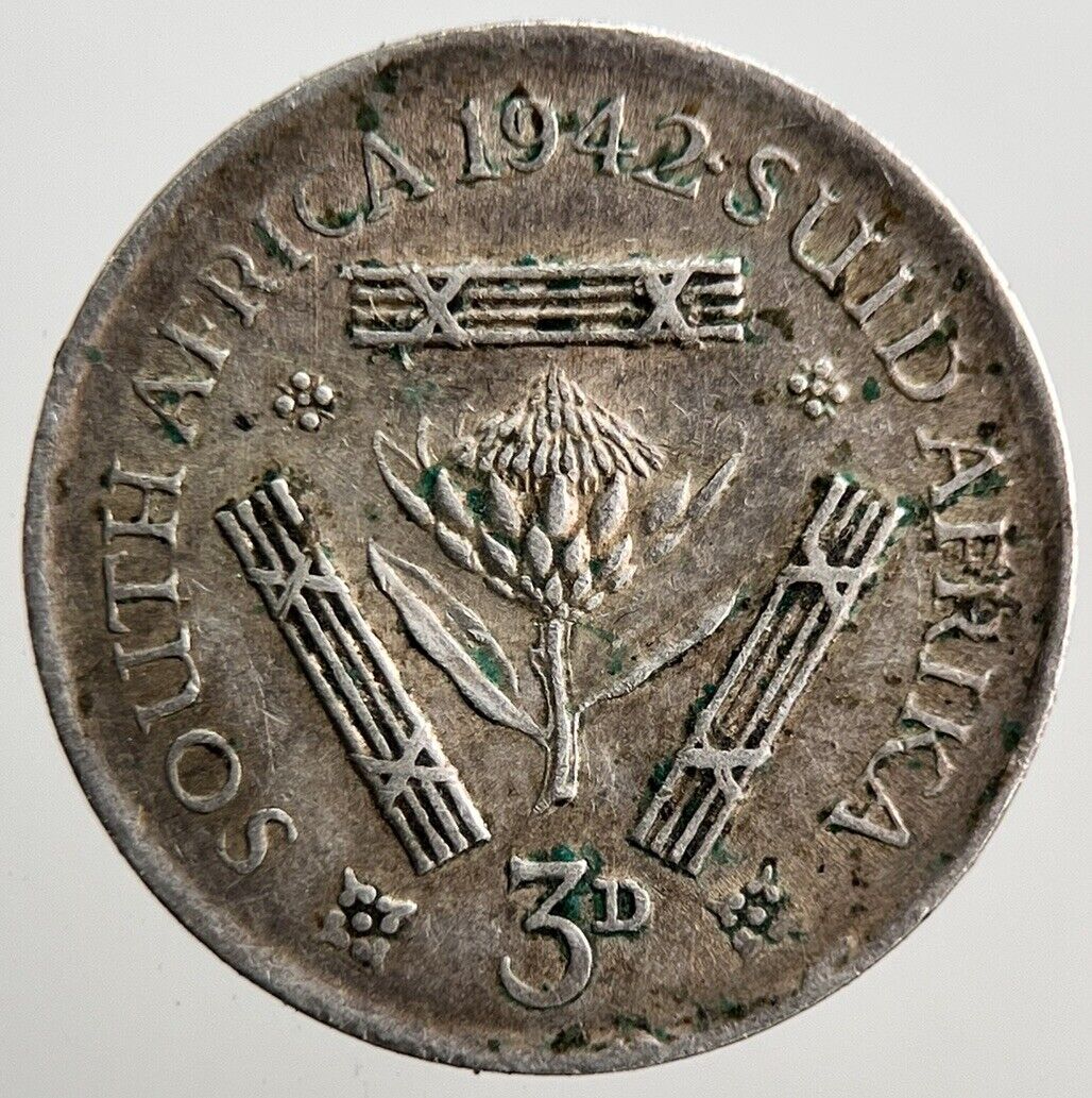 1942 South Africa Threepence Silver Coin | Collectable Grade