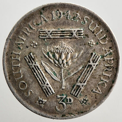 1942 South Africa Threepence Silver Coin | Collectable Grade