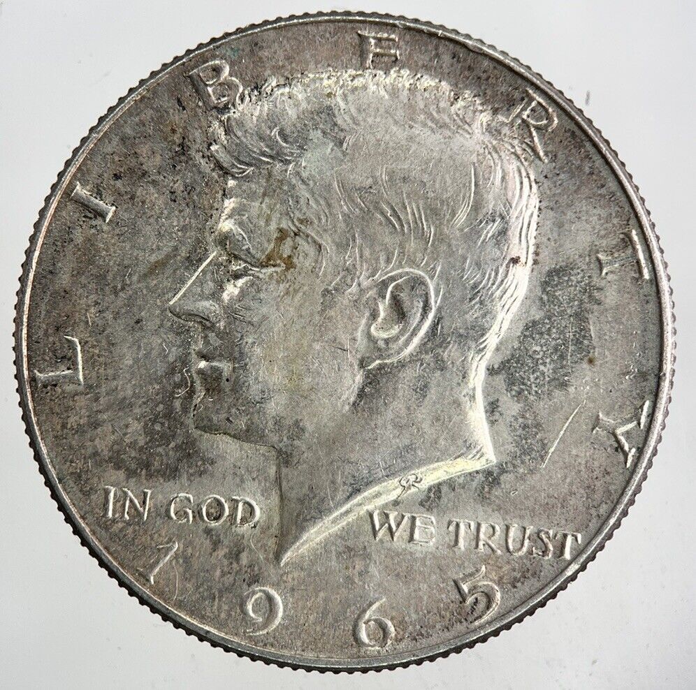 1965 US USA Kennedy Half Dollar Silver Coin | Very High Grade