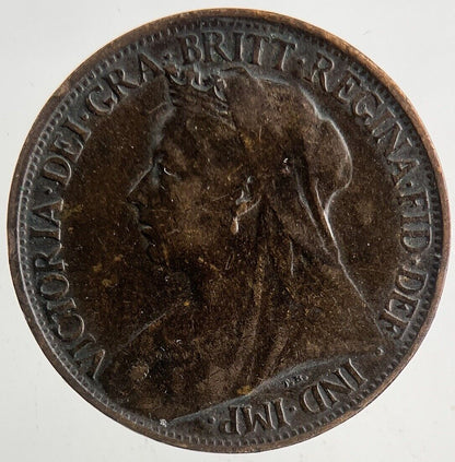 1897 Victoria Farthing Coin | Fine Collectable Grade | a9207