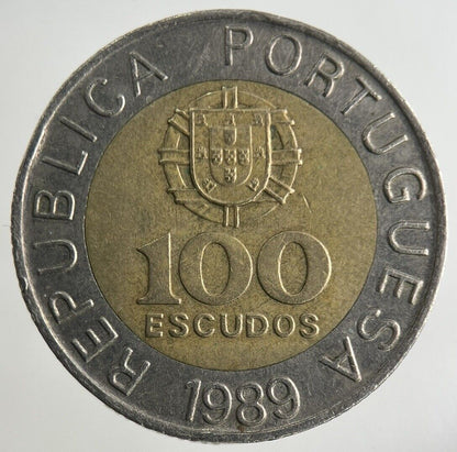 1989 Portugal 100 Escudos Coin | Fine Collectable Grade