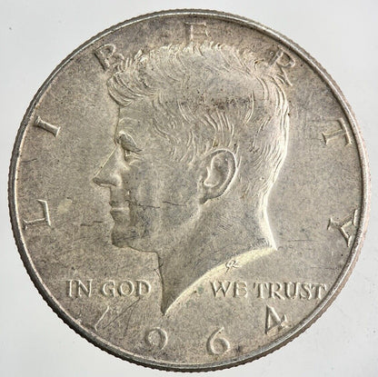 1964 US USA Kennedy Half Dollar Silver Coin | Very High Grade