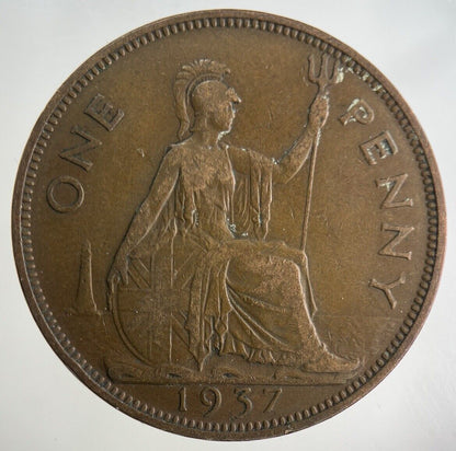 1937 George VI One Penny Coin | Fine Collectable Grade