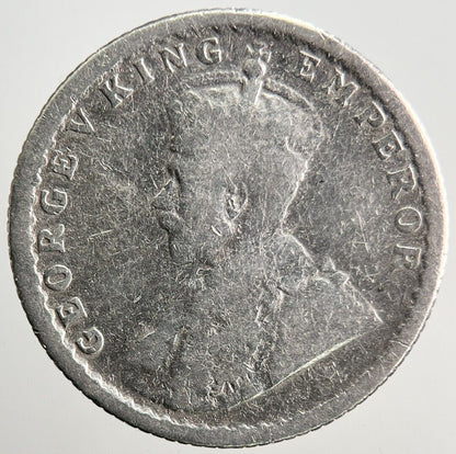 1918 1/4 Rupee India Silver Coin | Collectable Grade | a3208