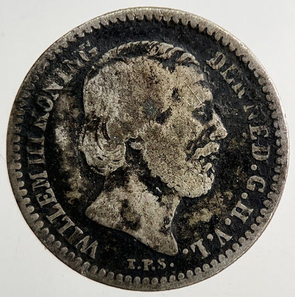 1887 Netherlands 10 Cents Silver Coin | Collectable Grade | a9253
