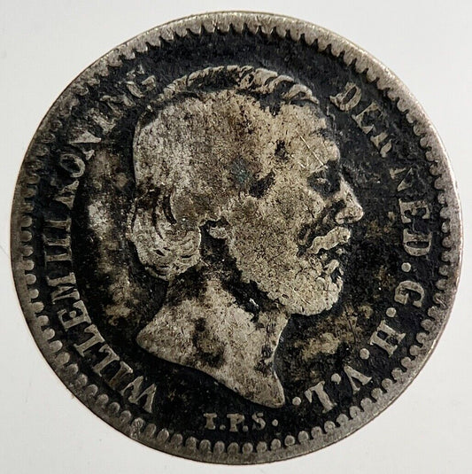 1887 Netherlands 10 Cents Silver Coin | Collectable Grade | a9253