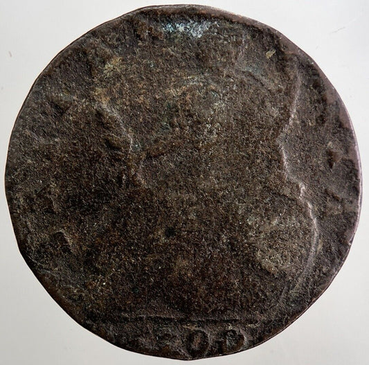 1700 William III 3rd Half-Penny British Coin | Collectable Grade | a5048
