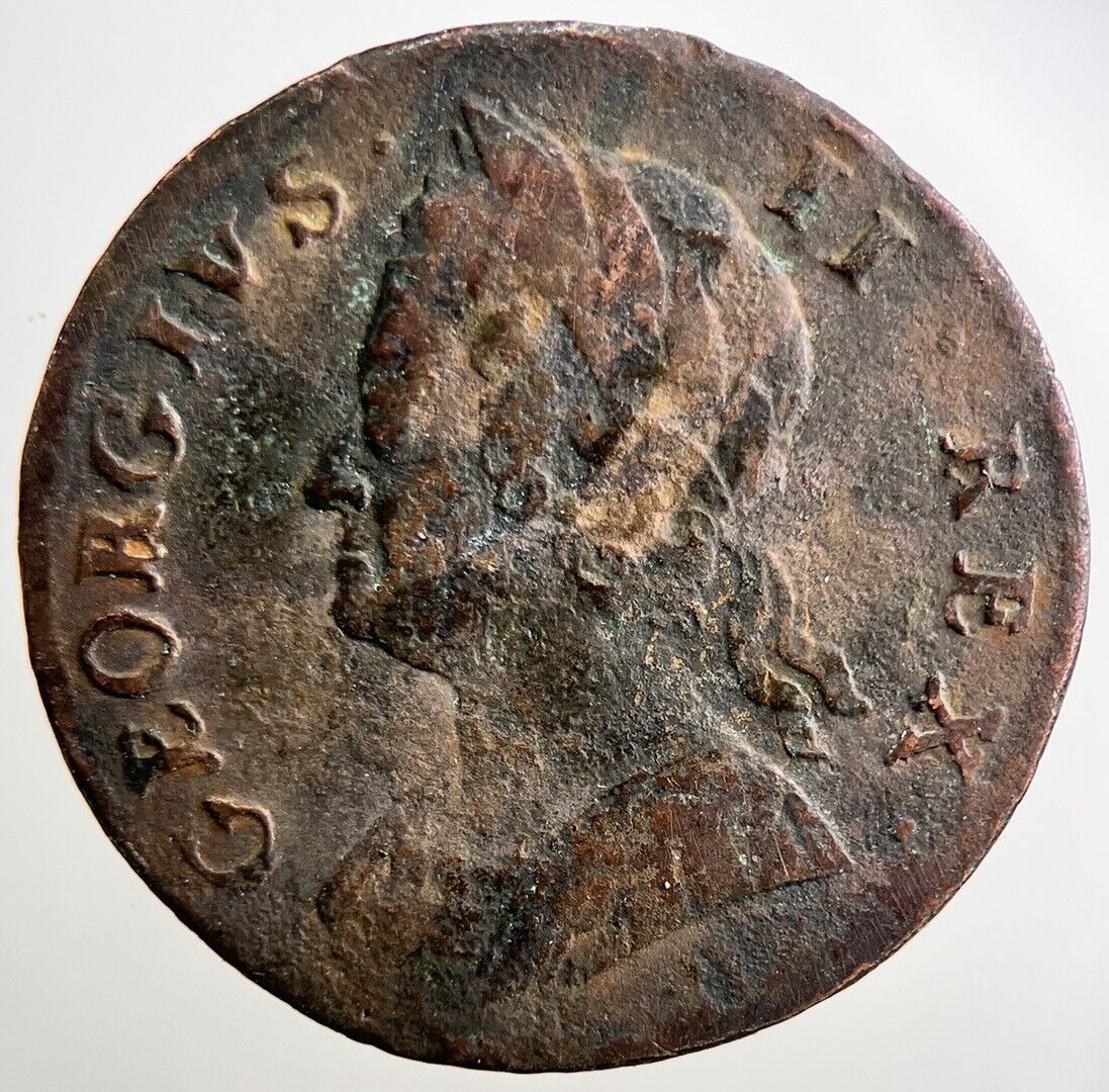 1747 George II 2nd Half-Penny Coin | Collectable Grade