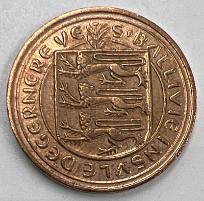 1971 Jersey New 1 One Penny Pence | Copper Coin | Extra Fine Grade | a529