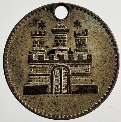 1855 Germany German States Hamburg 1 Sechsling Silver Coin | Collectable Grade