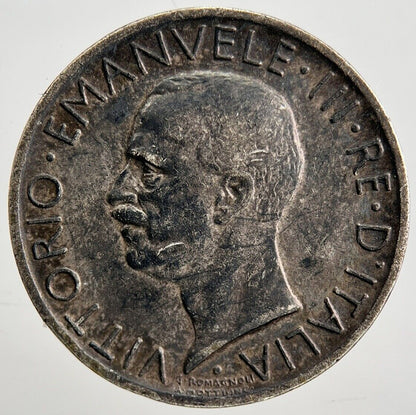 1926-R Italy 5 Lira Silver Coin | Fine Collectable Grade