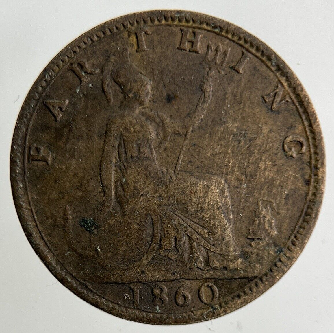 1860 Victoria Farthing Coin | Collectable Grade