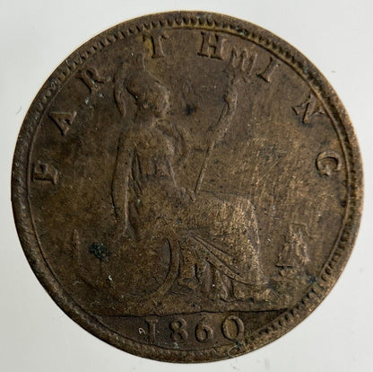 1860 Victoria Farthing Coin | Collectable Grade