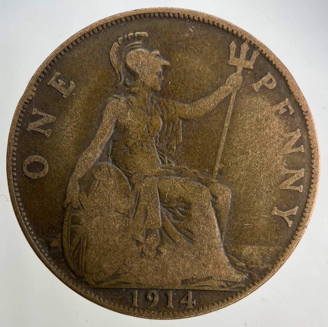 1914 George V One Penny Coin | Collectable Grade