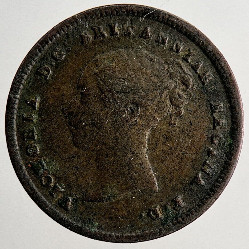 1844 Victoria Half Farthing Coin | Fine Collectable Grade | a9658