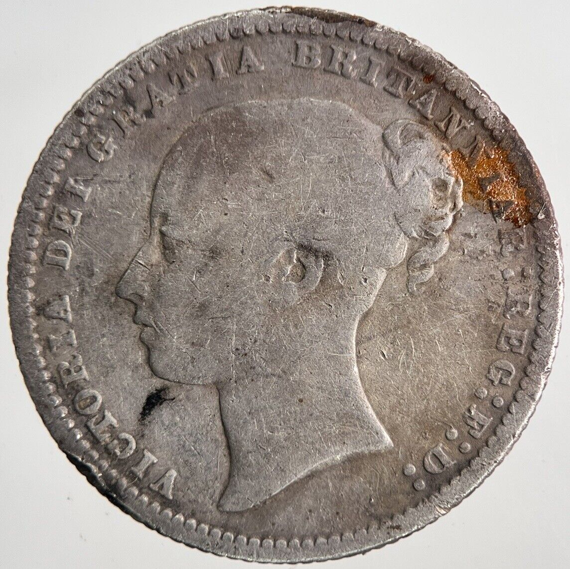 1873 Victoria Shilling Silver Coin | Fine Collectable Grade | a6835