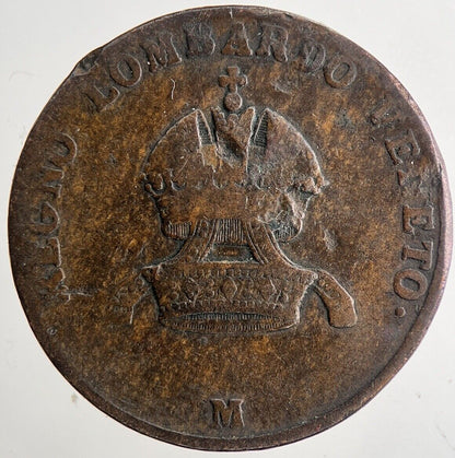 1822 Italy 5 Centesimi Coin | Fine Collectable Grade | a9698