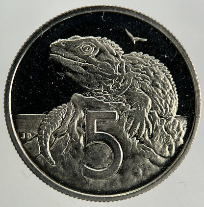 1967 New Zealand Proof 5 Cents Coin | Very High Grade