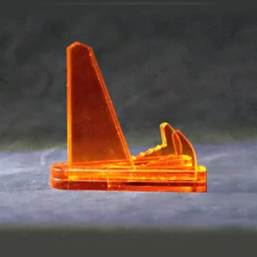 Clear Orange 1oz Silver Gold Coin / Amulet / Medal Display Stand