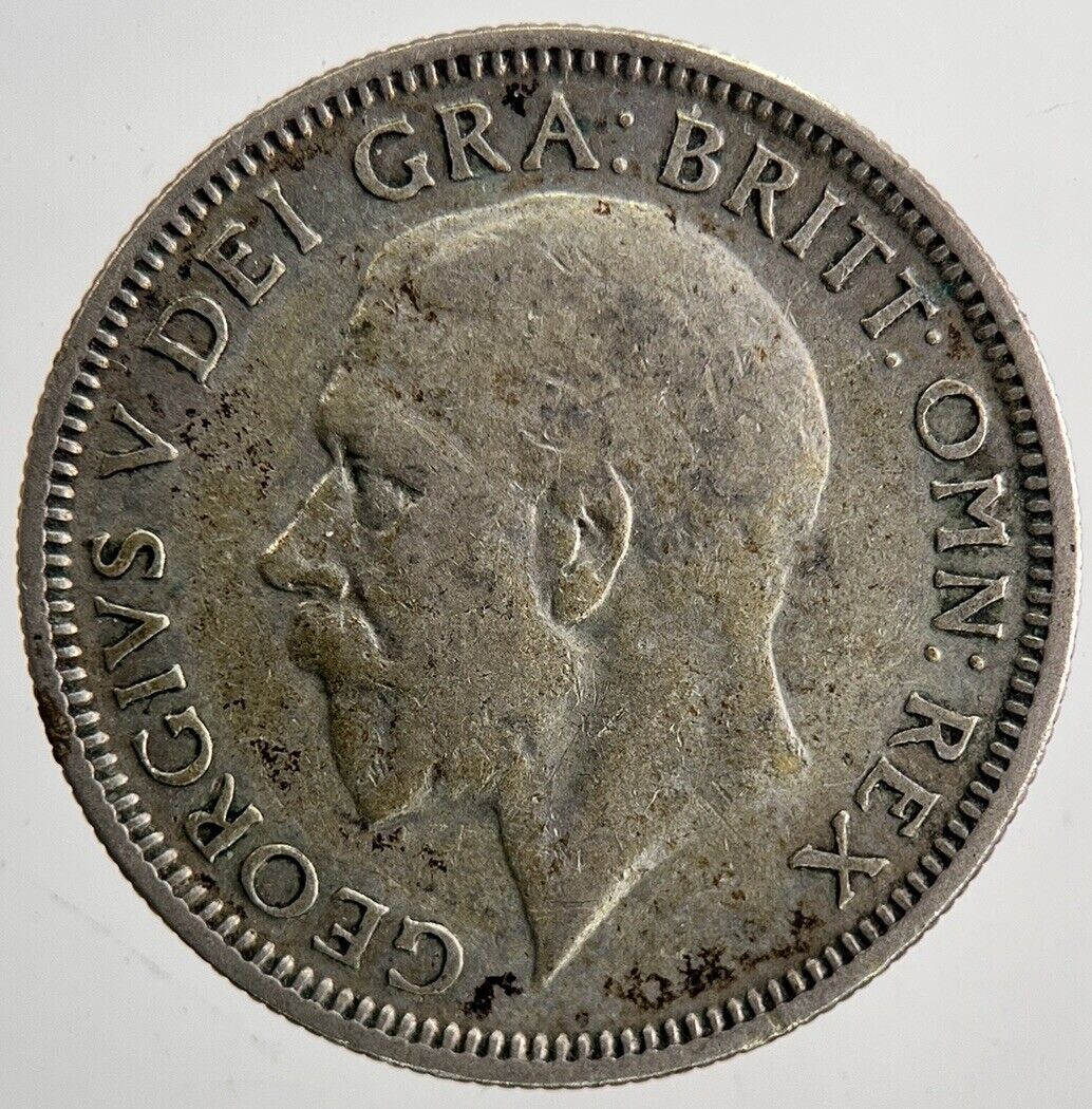 1934 George V Shilling British Silver Coin | Fine Collectable Grade | a6421