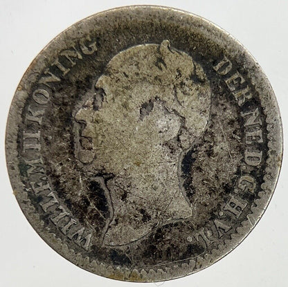 1849 Netherlands 10 Cents Silver Coin | Collectable Grade | a9004