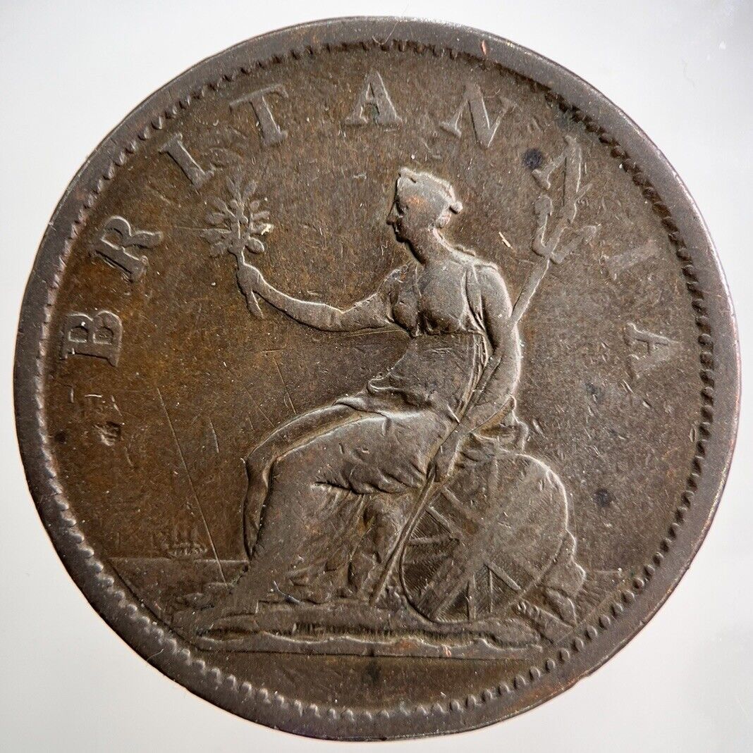 1807 George 3rd III Penny Coin | Collectable Grade