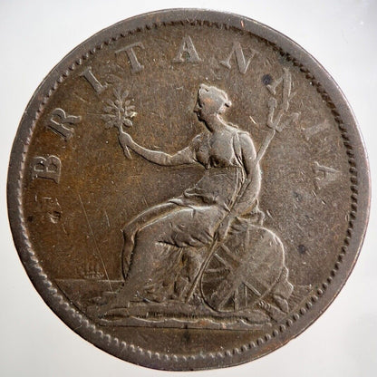 1807 George 3rd III Penny Coin | Collectable Grade