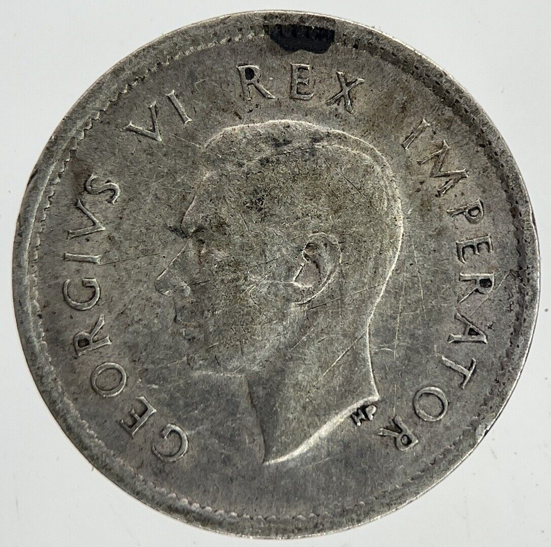 1937 South Africa Threepence Silver Coin | Fine Collectable Grade | a6989