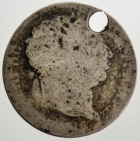 1816 George III Sixpence Silver Coin | Fair Grade