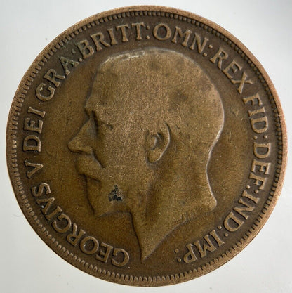 1914 George V One Penny Coin | Collectable Grade