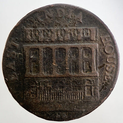 1793 Lancaster East India House Half-Penny Token | Collectable Grade