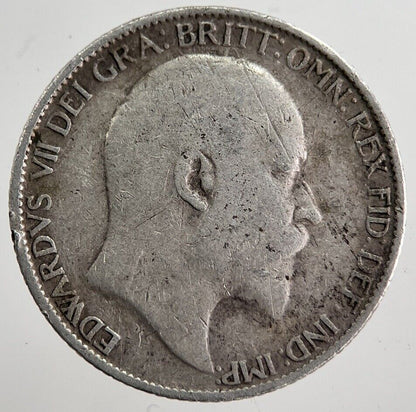 1910 Edward VII Sixpence Silver Coin | Fine Collectable Grade | a8643