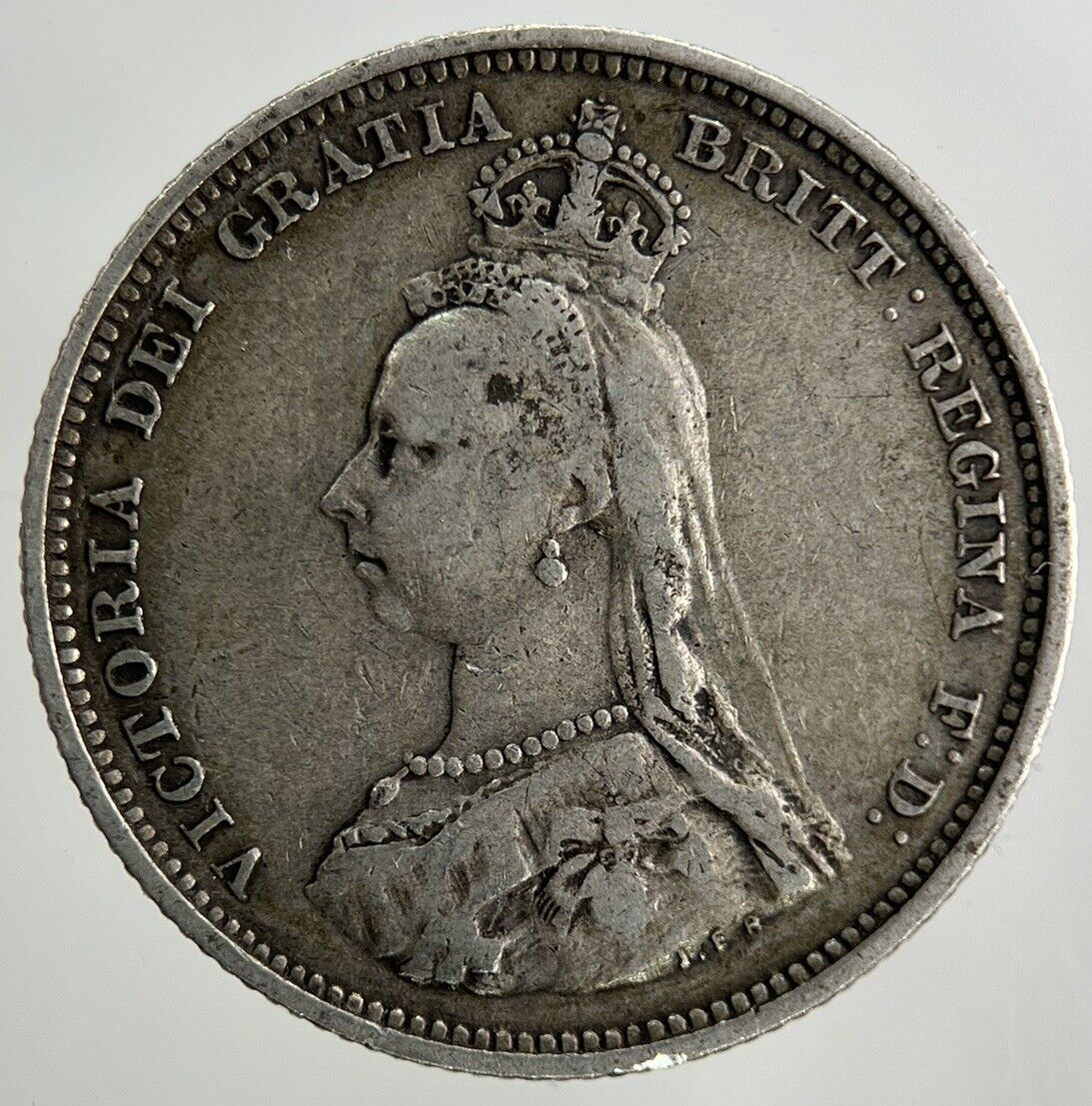 1887 Victoria Shilling Silver Coin | Collectable Grade