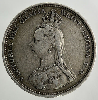 1887 Victoria Shilling Silver Coin | Collectable Grade