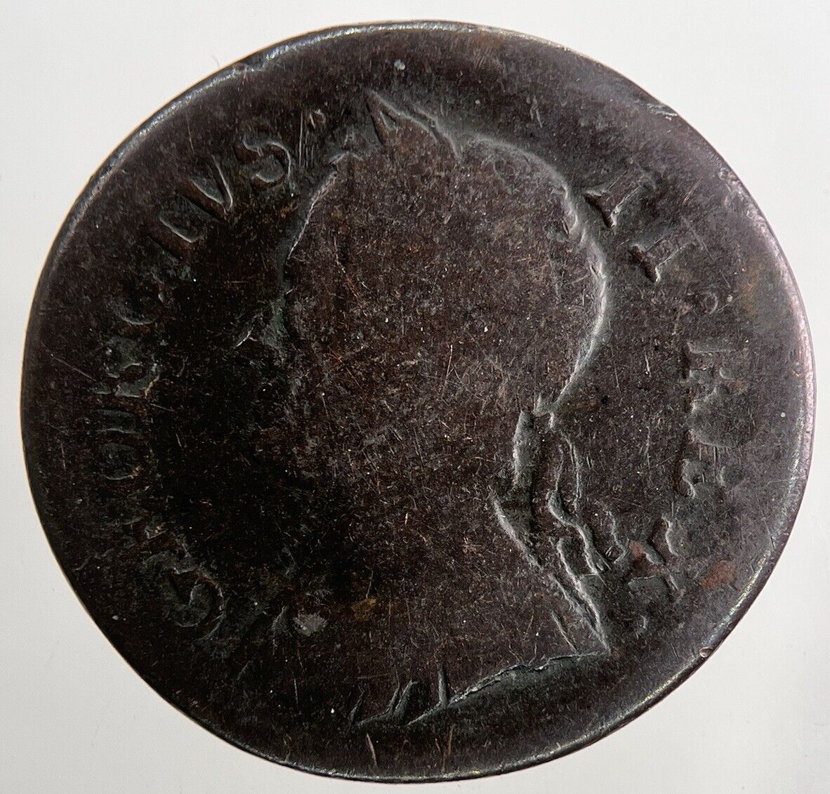 1750 George II 2nd Farthing Coin | Collectable Grade | a9096